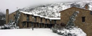 Gredos en invierno nevado Ribera del Corneja